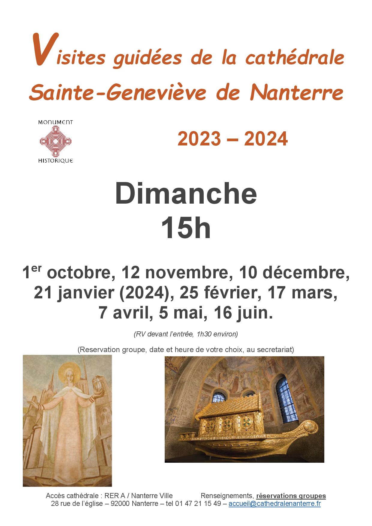 Les visites guidées de la Cathédrale Sainte-Geneviève