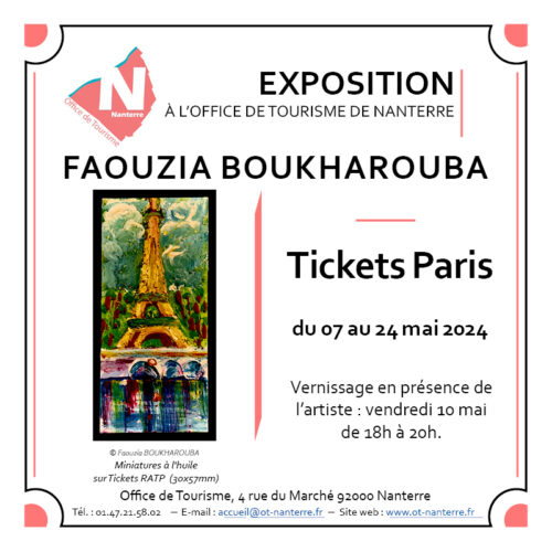 Carton numerique Faouzia Boukharouba - Nanterre tourisme