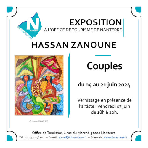 Carton numerique Hassan Zanoune - Nanterre tourisme