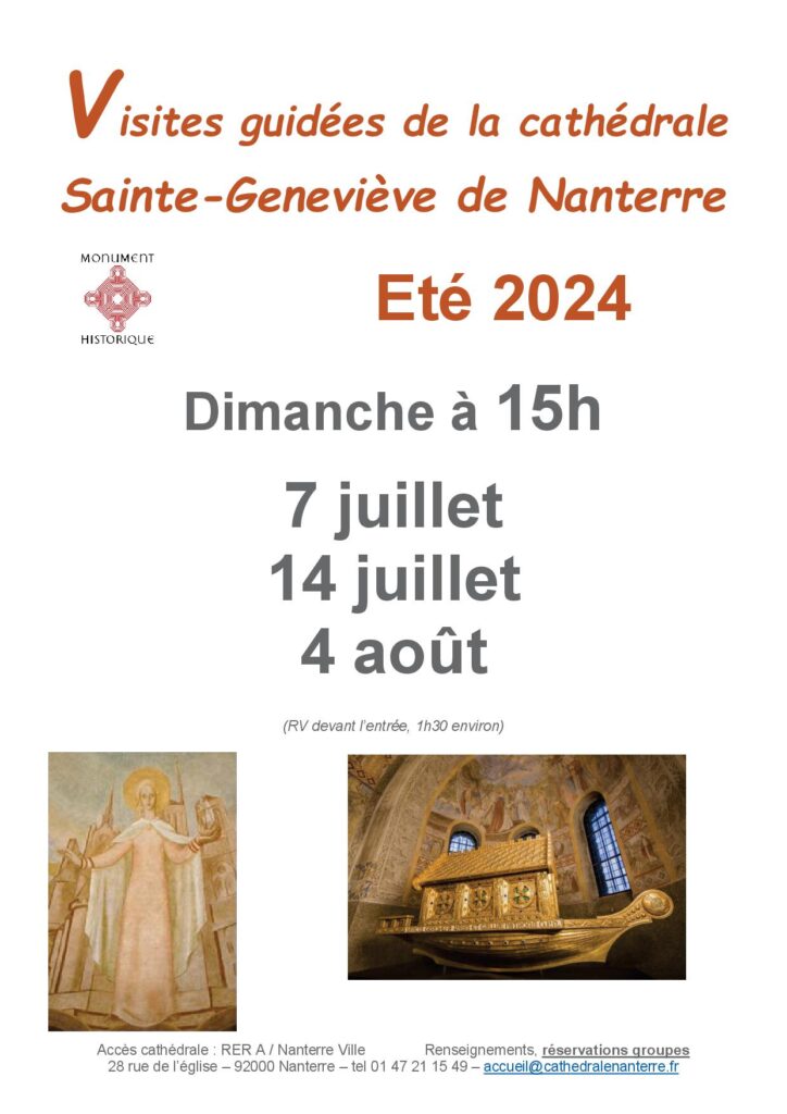 cathedrale affiche 2024 ete - Nanterre tourisme